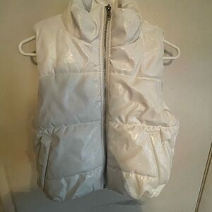 Ambiance White Kids Puffer Vest